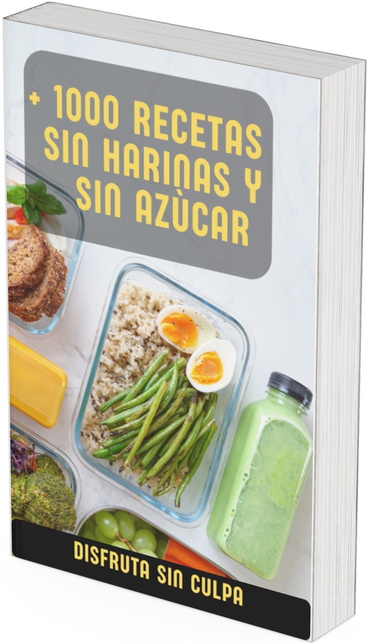 1000 recetas sin azucar y sin harinas + 14 libros de regalo